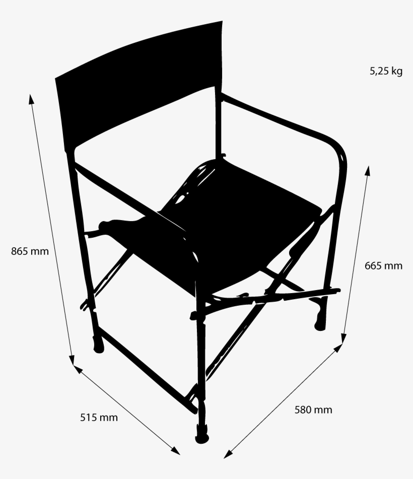 Director's Chair Dimensions Chair 888x1000 PNG Download PNGkit
