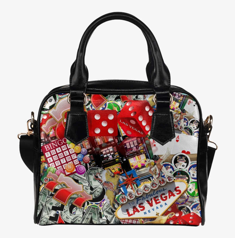 Gamblers Delight Shoulder Handbag At - Las Vegas Icons - Gamblers Delight ! Las Vegas Icons, transparent png