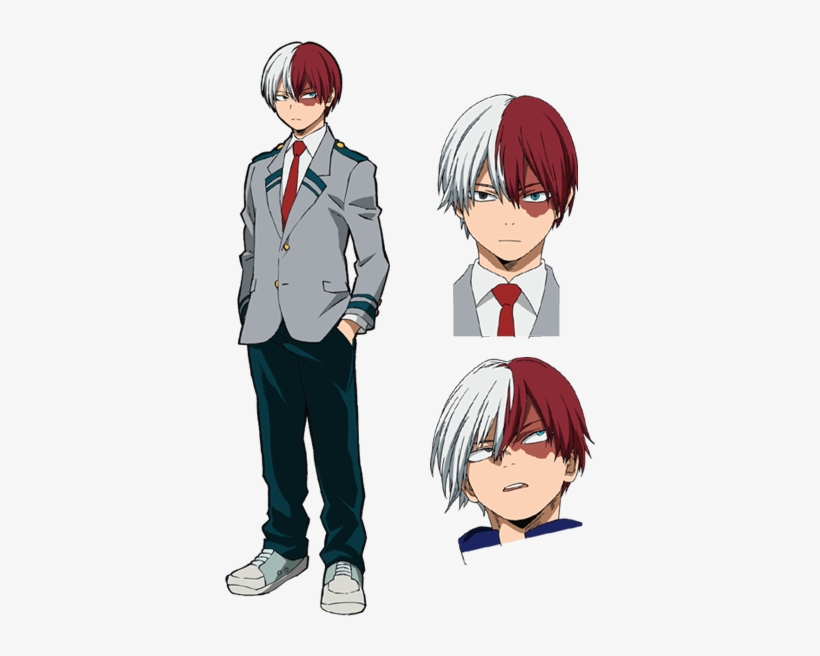 Hero Academia Shoto Todoroki, transparent png