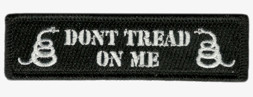 Dont Tread On Me Dont Tread On Me - Tactical Don't Tread On Me Morale Tab Patch 1"x3 3/4", transparent png