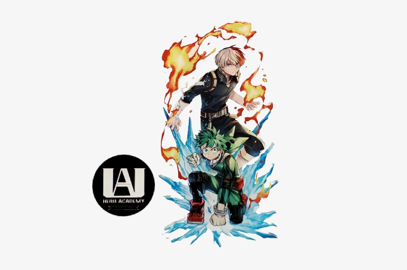 My Hero Academia Todoroki And Midoriya, transparent png