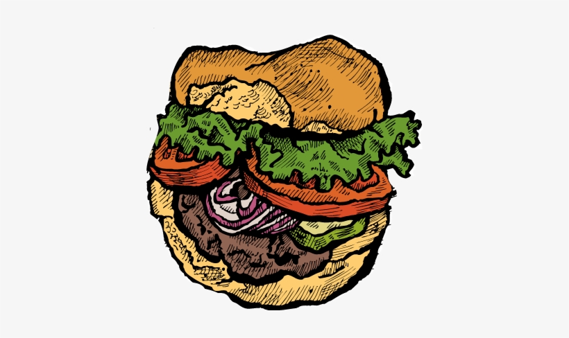 Burger No Fries - Hamburger, transparent png
