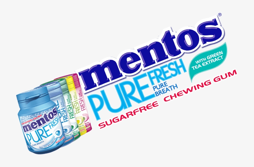 #purefreshchallenge - Mentos - Mentos Pure Fresh Logo, transparent png