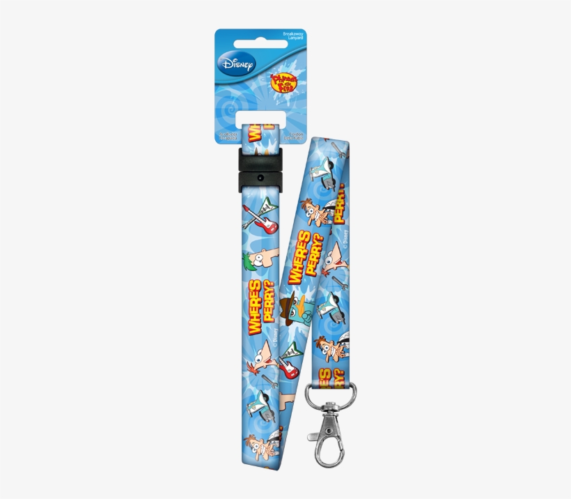Phineas & Ferb Lanyard Keychain Lanyardsdisney 21" Breakaway