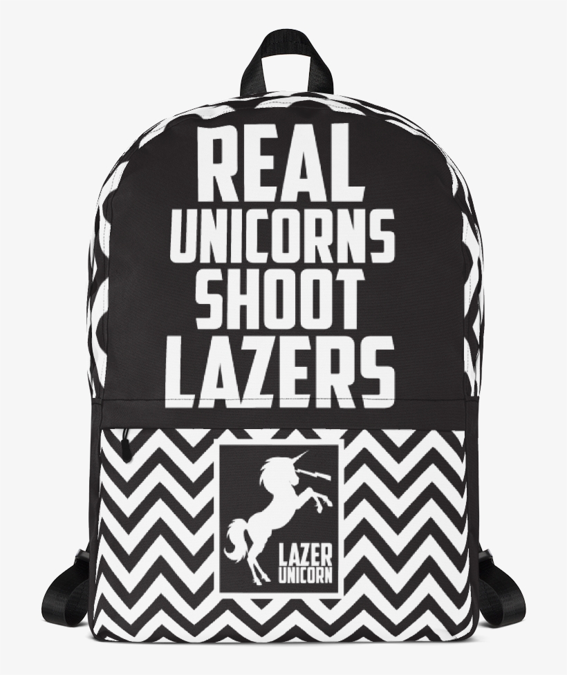Real Unicorns Shoot Lazers - Black And White, transparent png