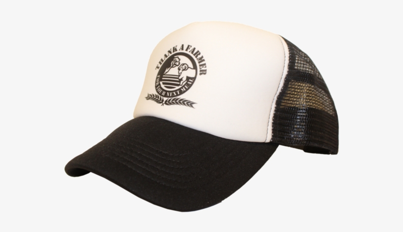Black & White - Thank A Farmer Hats, transparent png