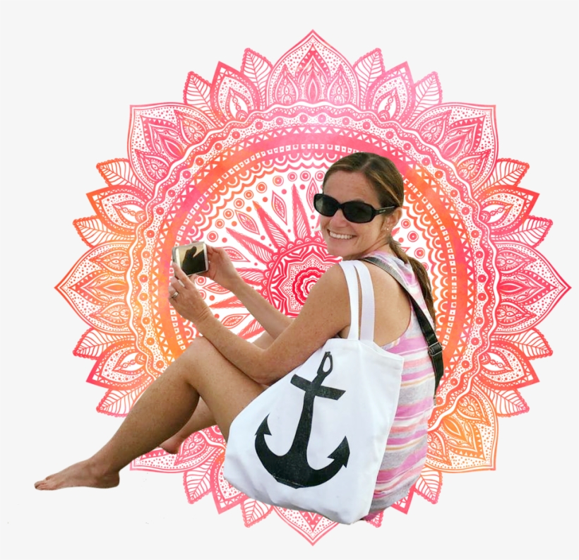 Sunglass Seen™ - Pink Mandalas, transparent png