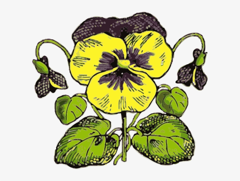 How To Set Use Pansy Svg Vector - Flowers Clip Art, transparent png