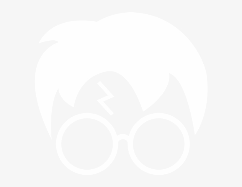 Potterhood - Harry Potter Glasses Lightning Bolt Hair T-shirt, transparent png