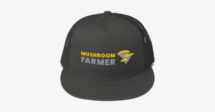 Mushroom Farmer Hat - Batting Station-mesh Back Snapback Hat, transparent png