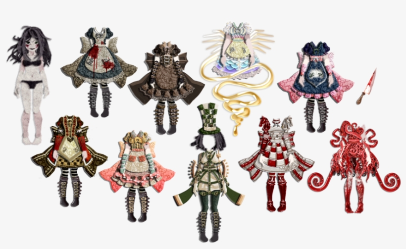 Alice Madness Returns Dress Doll Cut Out Hurumotozilyunn - Alice Madness Returns Doll, transparent png