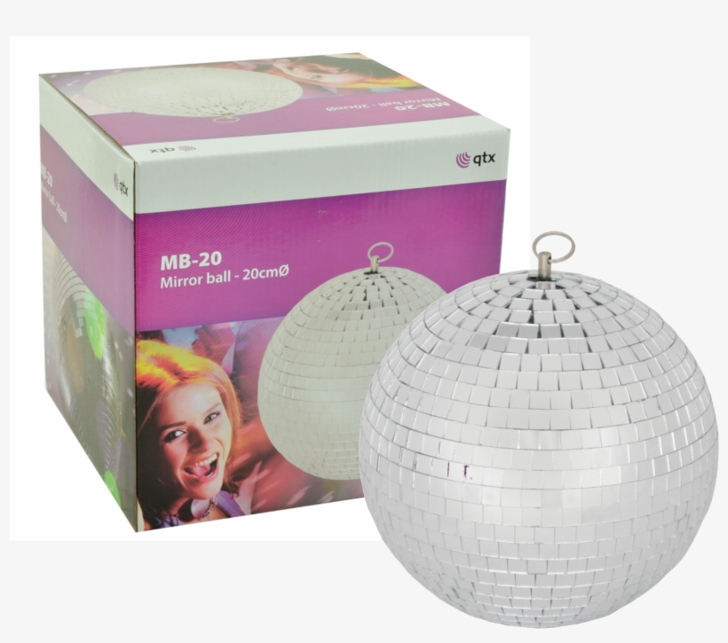 Stock Photo - Qtx Mirror Balls - Mirrorball, Plain Glass, 20cmø -, transparent png