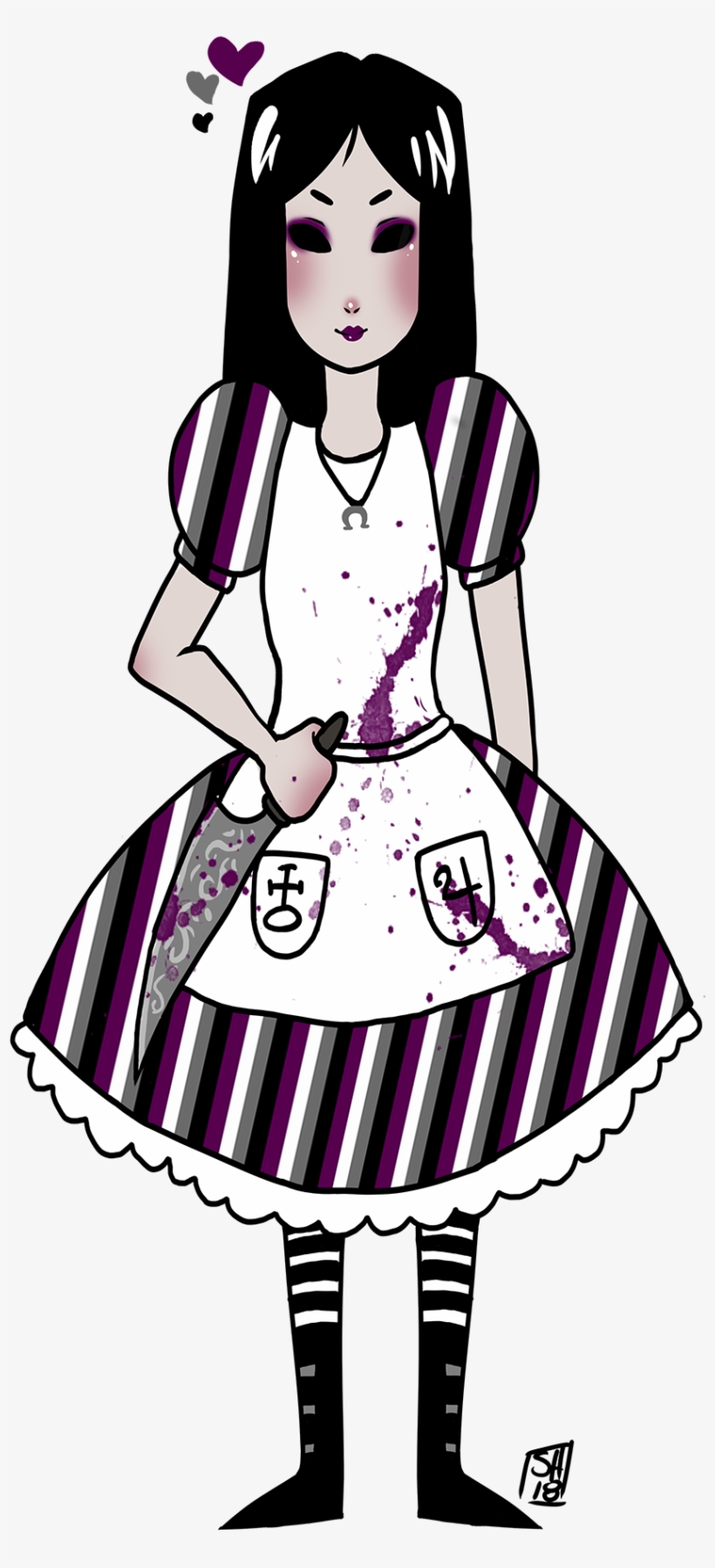 Alice Is An Asexual Icon 💜 ♡ 🖤, transparent png