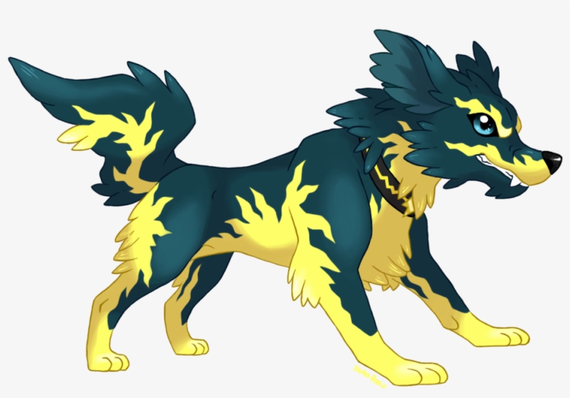 Thunder Wolf By Yonaka Pinku-d6t9d70 - Thunder Wolf, transparent png