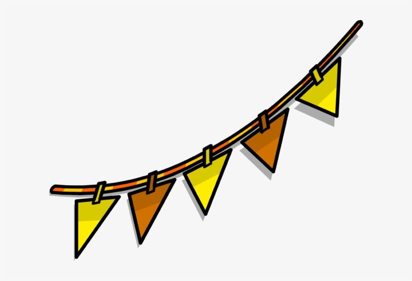 Orange Triangle Pennants Sprite 002 - Pink Triangle, transparent png