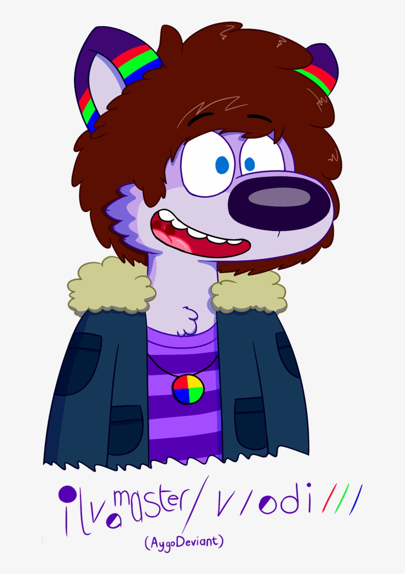 Lavender-rgb Wolf On Twitter - Cartoon, transparent png