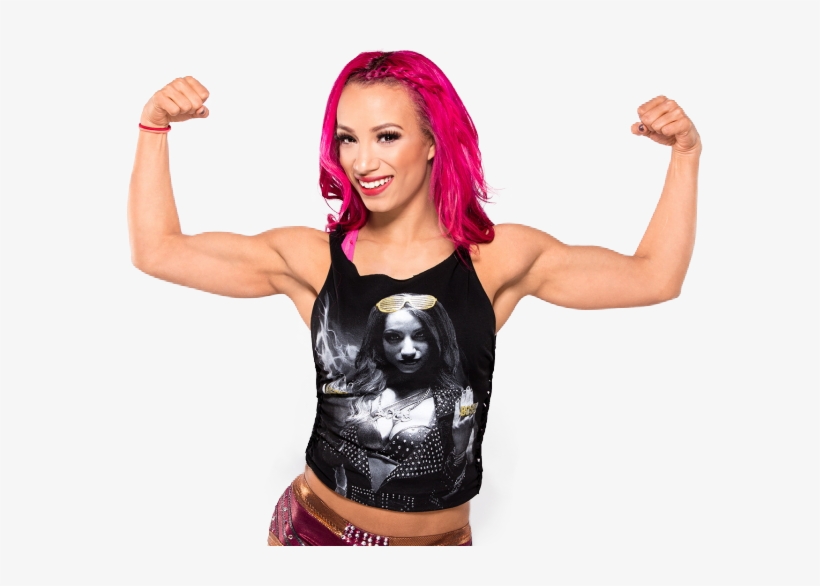 Sasha Banks - Sasha Banks Flex, transparent png