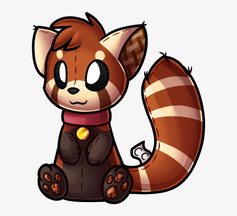 Drawn Red Panda Wolf - Cute Furry Red Panda - 675x675 PNG Download - PNGkit