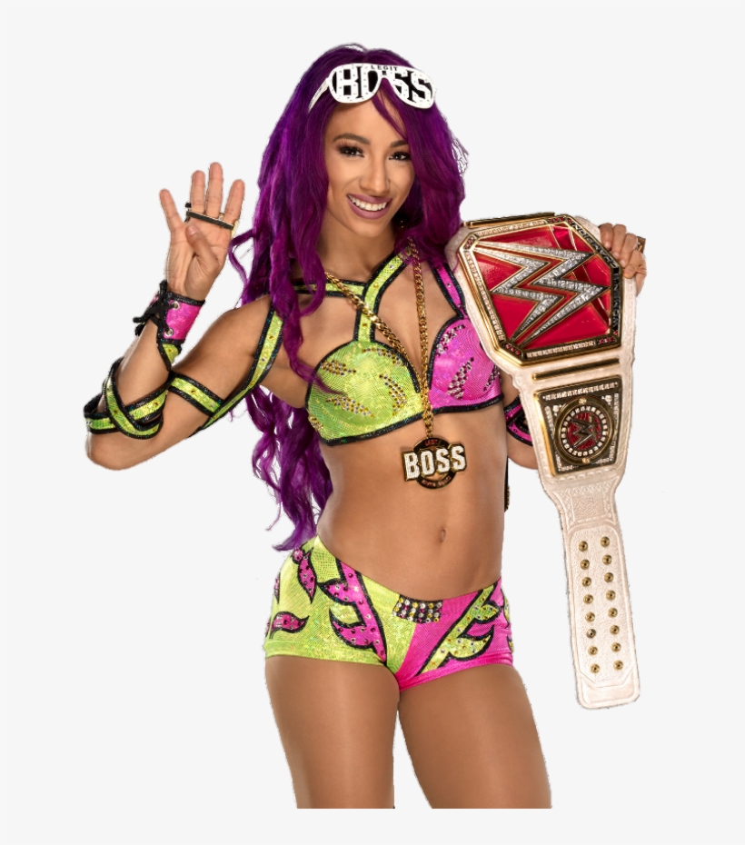 Sasha Banks Png - Sasha Banks Raw Women's Champion, transparent png