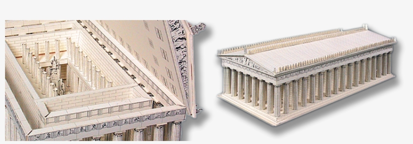 Can't Make It To Nashville Or Greece Anytime Soon This - 3d Model Of The Parthenon, transparent png