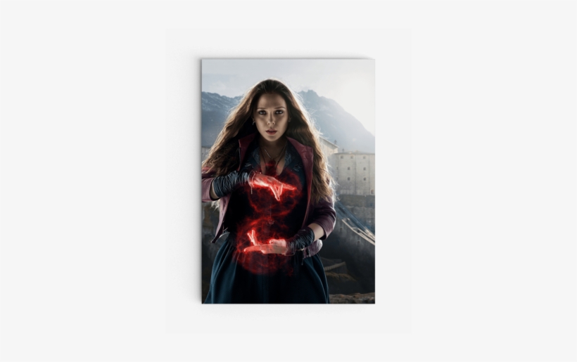 Age Of Ultron Scarlet Poster - Elizabeth Olsen Avengers Autographed Signed 8x10 Photo, transparent png