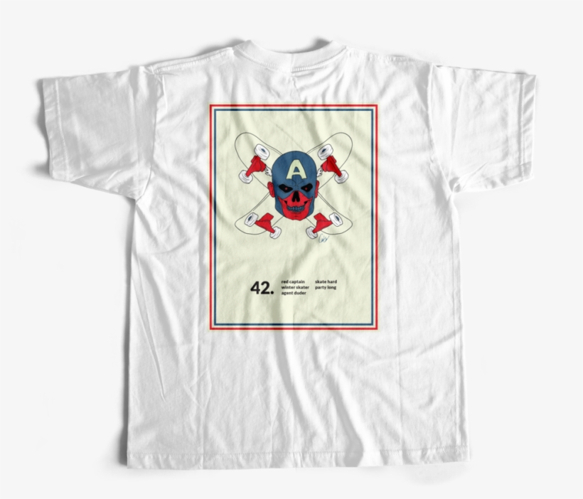 Red Captain T-shirt, transparent png