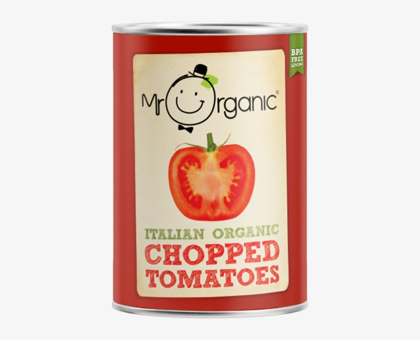 Mr Organic Chopped Tomatoes, transparent png