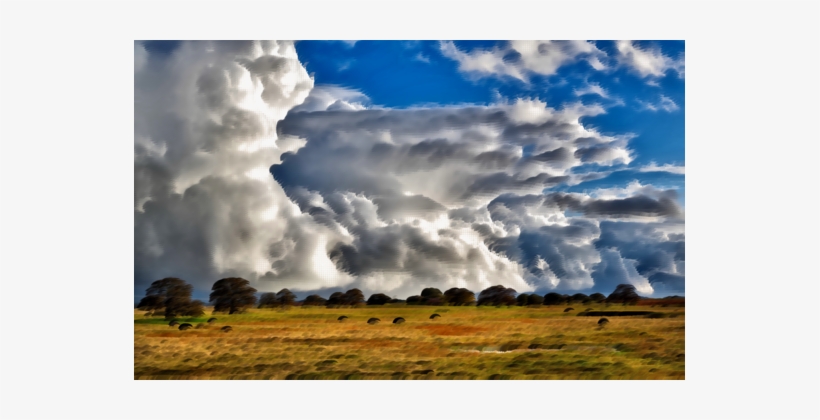 Sky Cumulus Cloud Rural Area - Cloud, transparent png