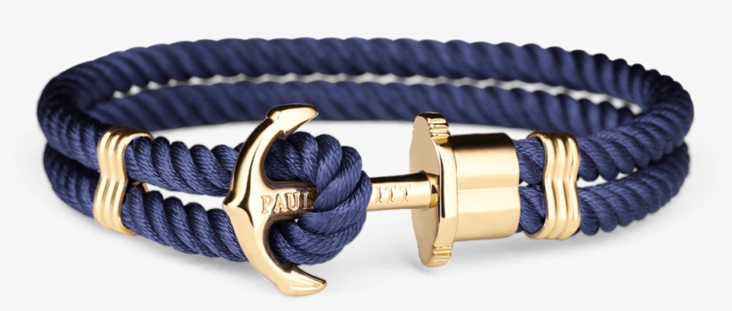 Bracelet Ancre Paul Hewitt Bleu, transparent png