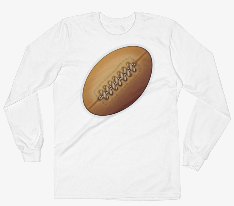 Men's Emoji Long Sleeve T-shirt - Touch Football (american), transparent png