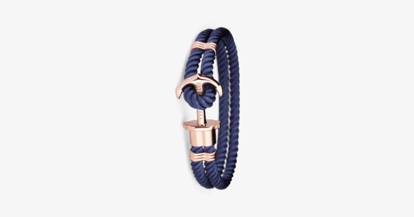 Paul Hewitt Anchor Bracelet Ip Rose Gold Nylon Navy - Paul Hewitt Silver Plated Size M Phrep Bracelet Ph-ph-n-s-n-m, transparent png