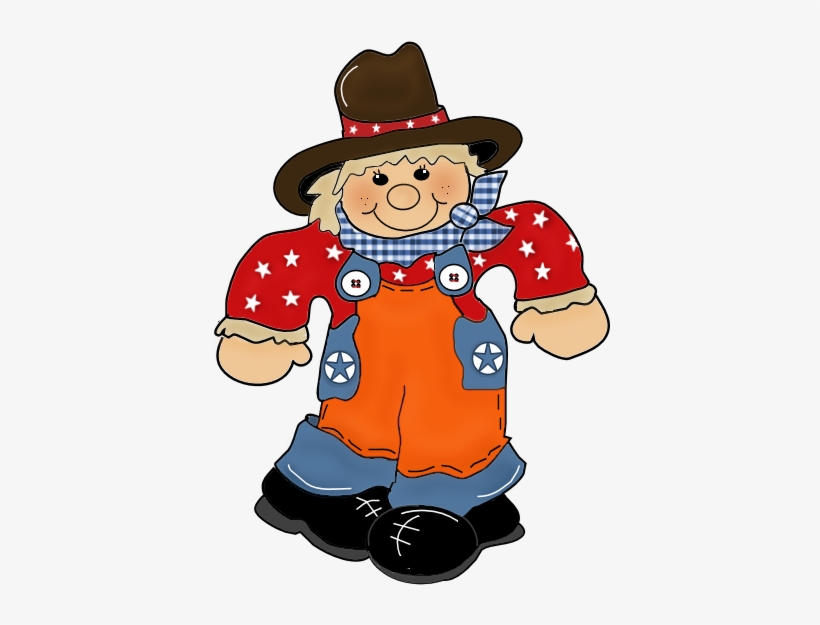 Freebie Fall Scarecrow Clipart - Clip Art, transparent png