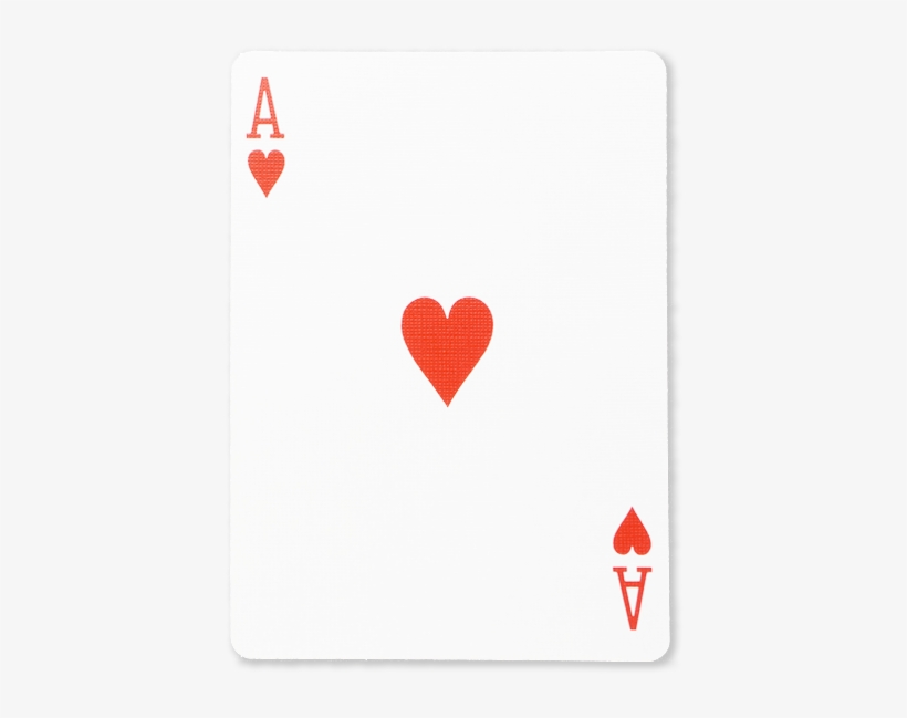 Ace Of Hearts Playing Card - な が ちか ひでよ し Re, transparent png