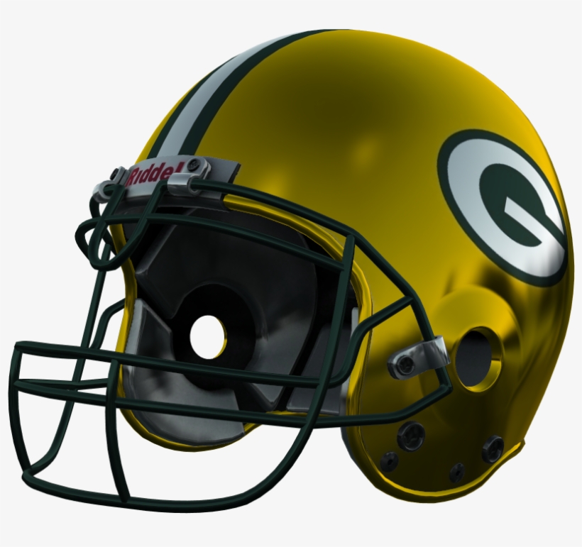 Green Bay Packers - Football Helmet Falcons Png, transparent png