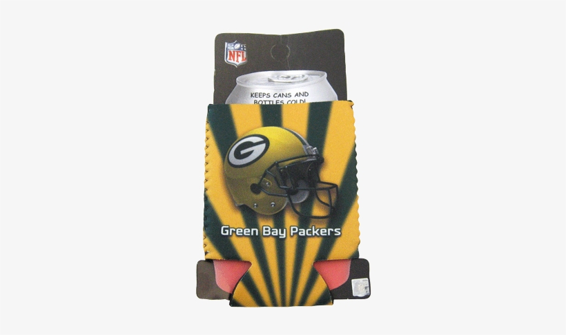 Green Bay Packer Helmet Splay Flat Pack Can Cooler - Philadelphia Eagles Nfl Can Kaddy Koozie Coozie Cooler, transparent png