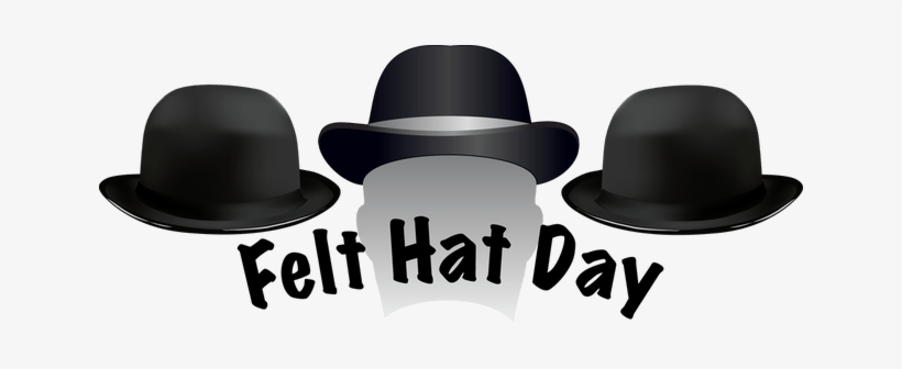 Information And Clip Art For Felt Hat Day - Felt Hat Clipart, transparent png