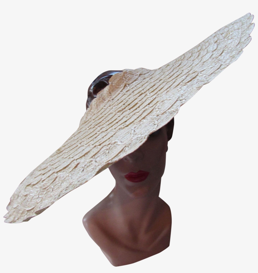 Offered Is An Amazing Example Of A Vintage Cartwheel - Headpiece, transparent png