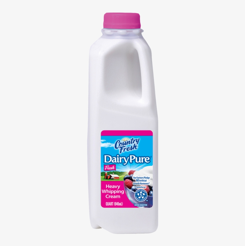 Country Fresh Dairypure Fresh Heavy Whipping Cream - Dairy Pure Heavy Whipping Cream, transparent png