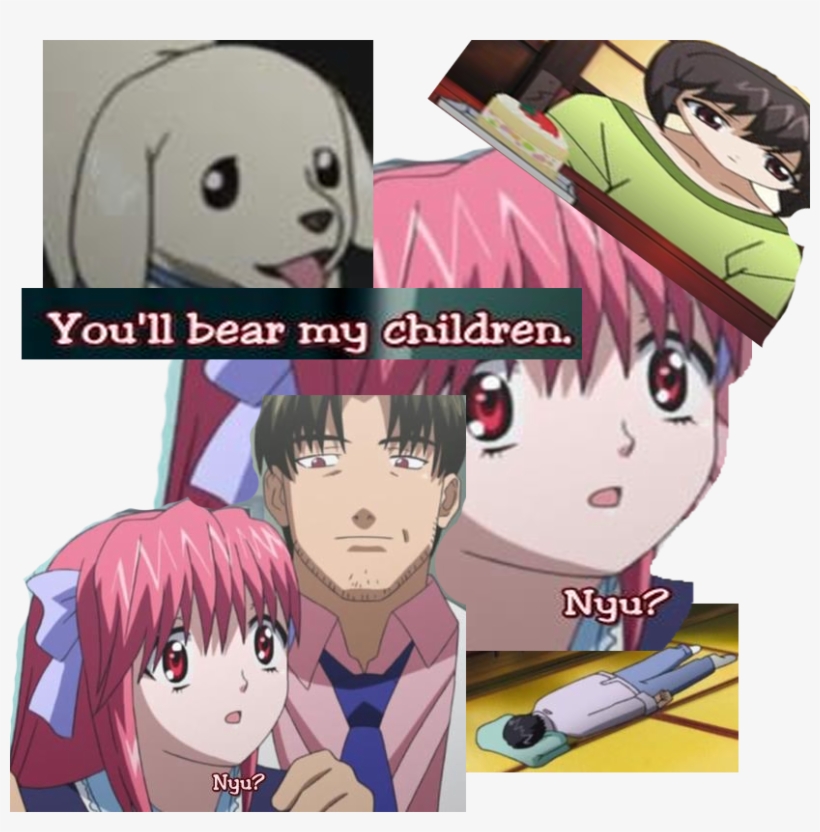 Elfen Lied - Cartoon, transparent png