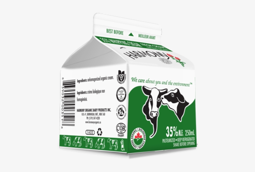 Organic Whipping Cream 35%, transparent png