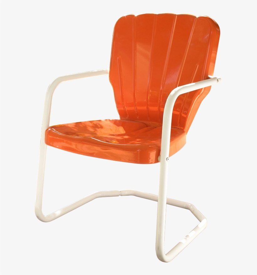 Thunderbird Metal Lawn Chair, transparent png