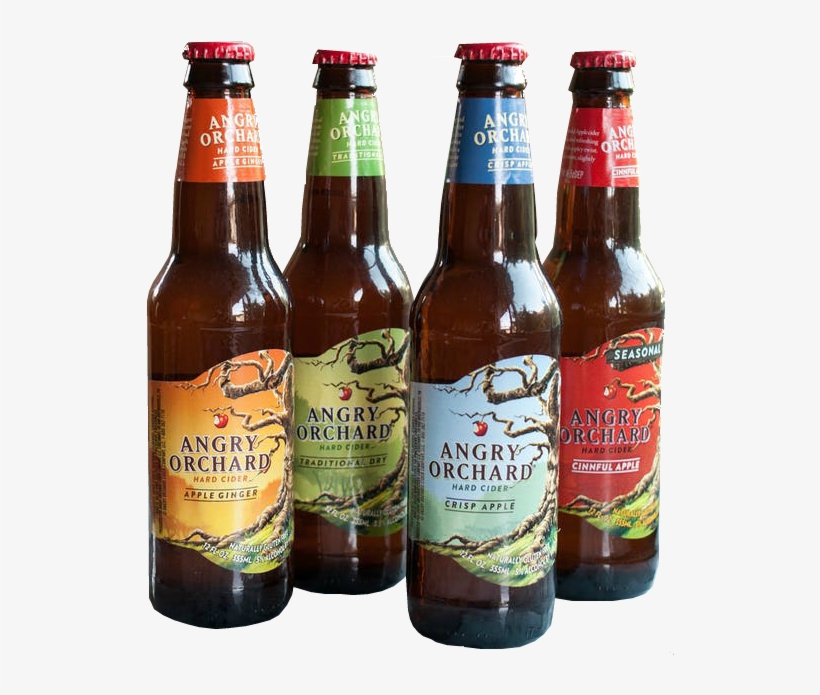 Angry Orchard Beer - Angry Orchard Green Apple Hard Cider - 6 Pack, 12 Fl, transparent png