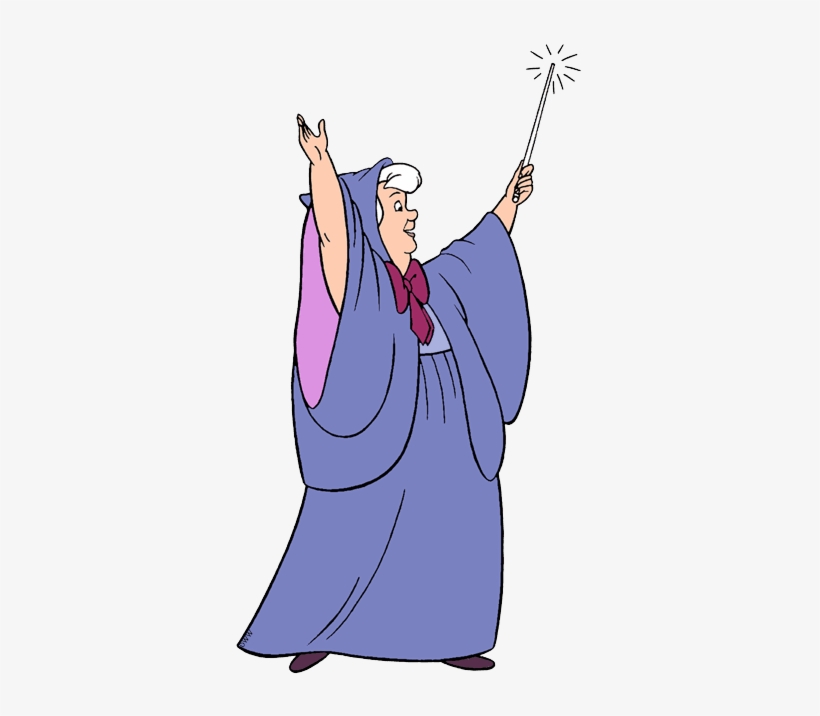 Fairy Godmother - Fairy Godmother Cinderella Png, transparent png