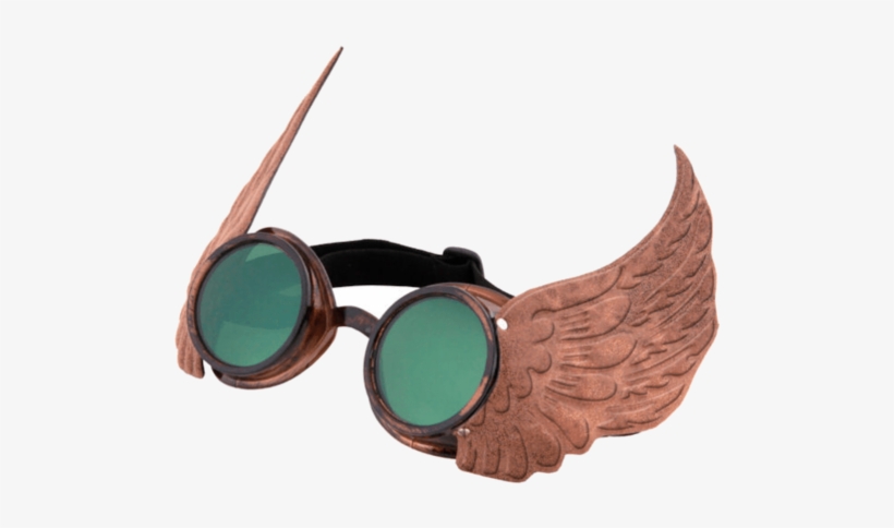 Gold Steampunk Goggles - Steampunk Goggles Cap Silver - Costume Accessories, transparent png