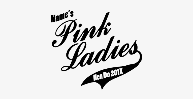 Pink Ladies Logo - Pink Ladies Logo Grease, transparent png