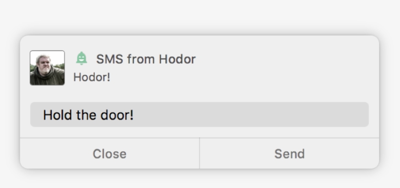 Reply To Messages, Straight From A Notification - Notification Noti, transparent png