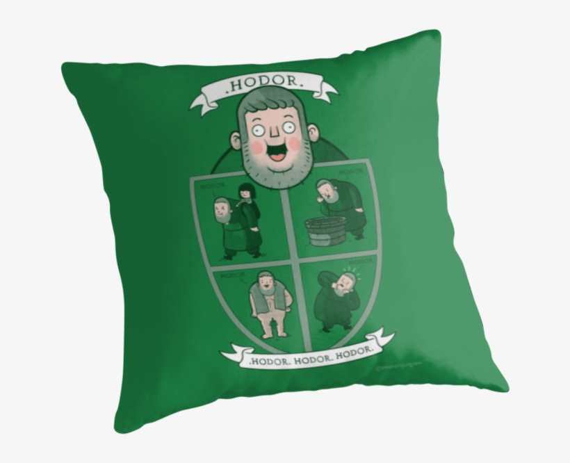 Hodor Pillow Hodor Design - Throw Pillow, transparent png