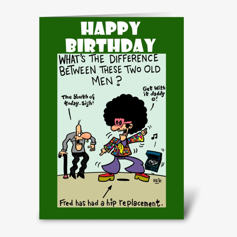 Hip Replacement Birthday Card Greeting Card - Happy Birthday Hip Replacement, transparent png