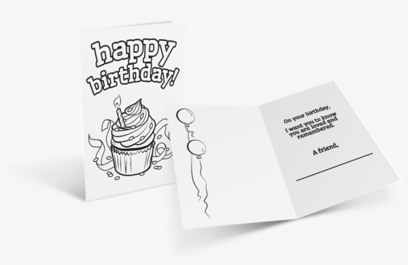 Download A Birthday Card To Give To One Of Our Guests - Cartoon, transparent png
