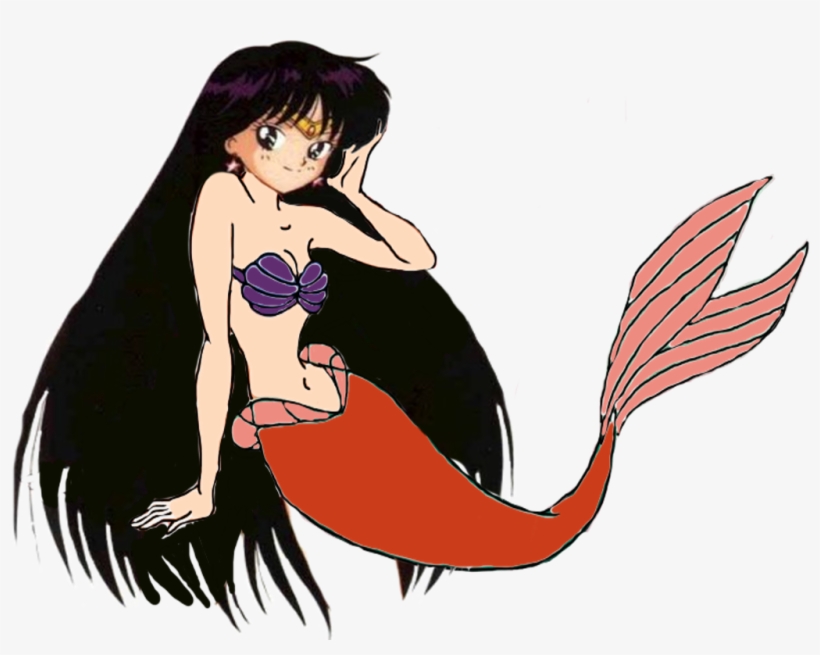 Mermaid Sailor Mars - Sailor Moon Rei Mermaid, transparent png
